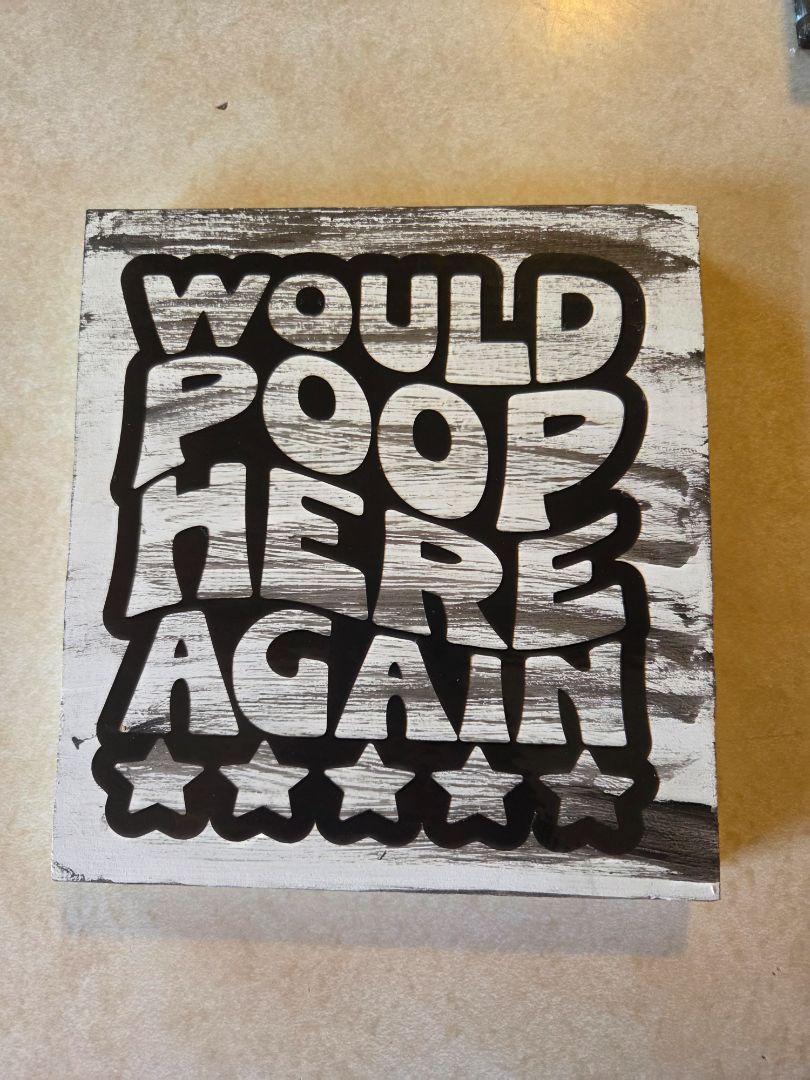 Multi N/A Wood Signs-Funny, N/A