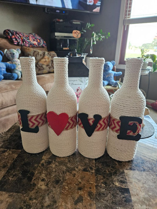 White  Love bottles