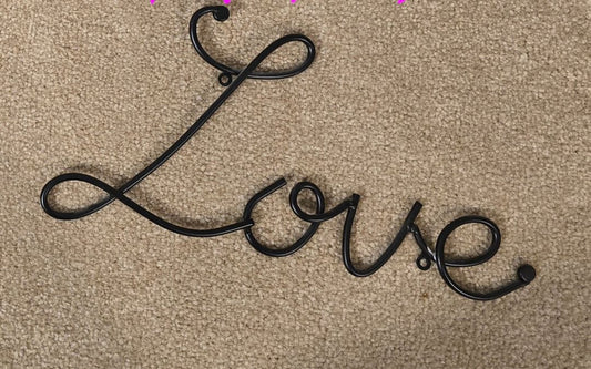 Black  Love, 7" x 13"