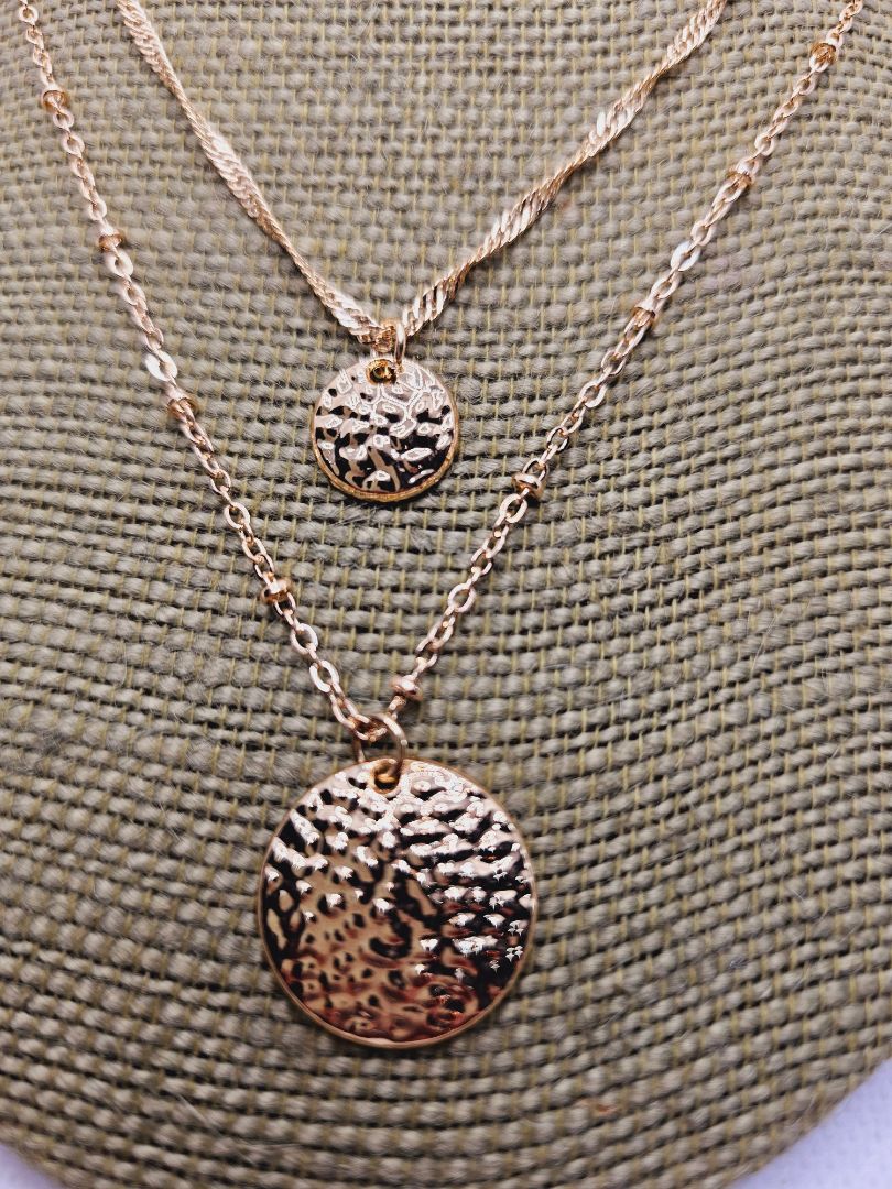 Gold Glitter N Glam Necklace