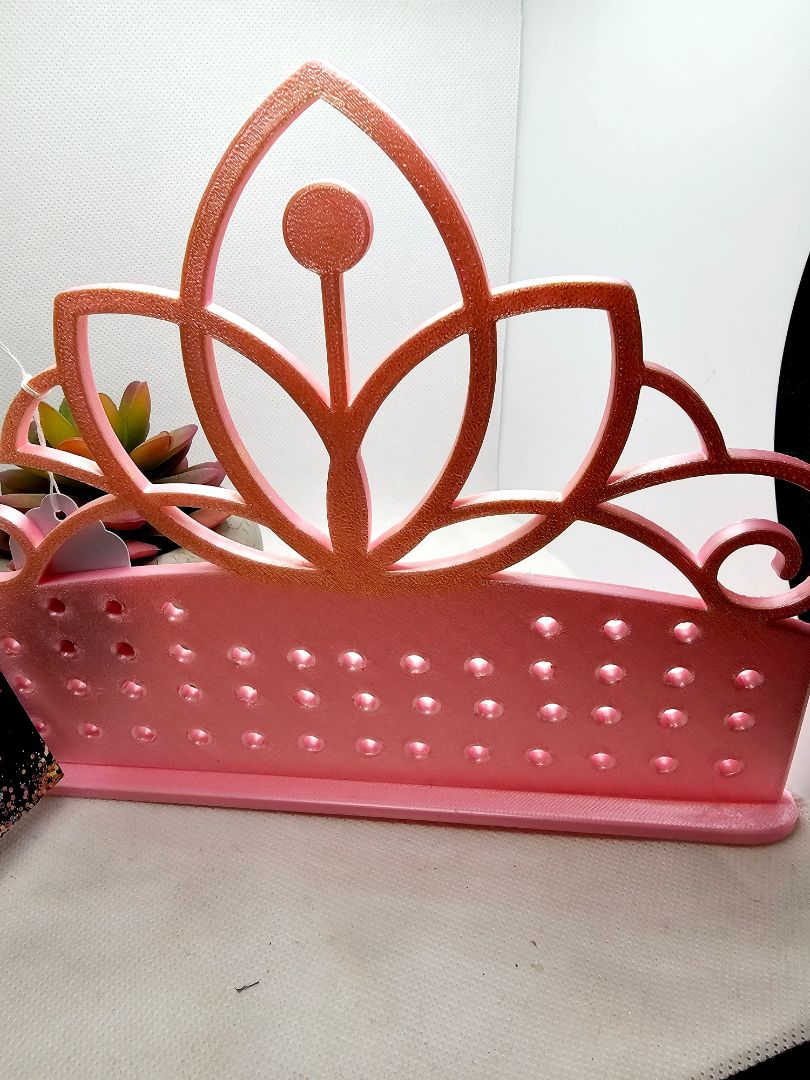 Pink Glitter N Glam Earring Stand