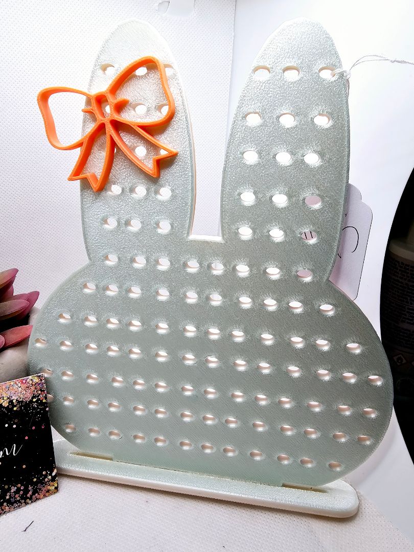 Mint and Coral Glitter N Glam Earring Stand