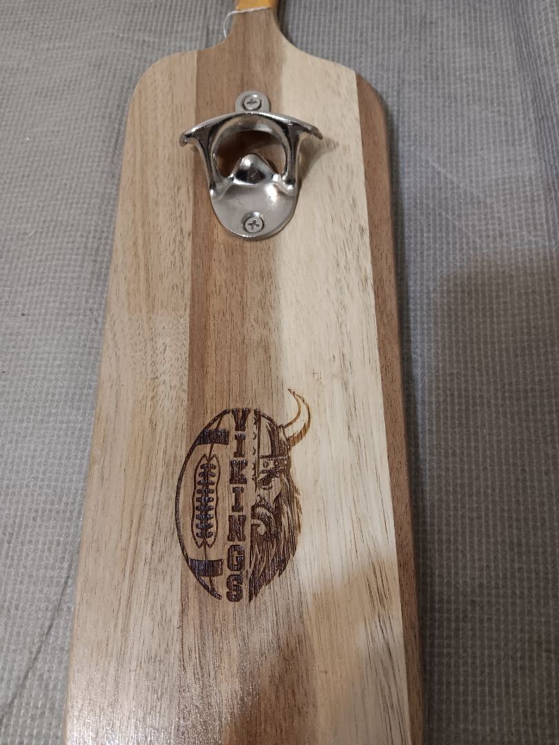 Vikings bottle opener, 5x24, Kat’s Creations