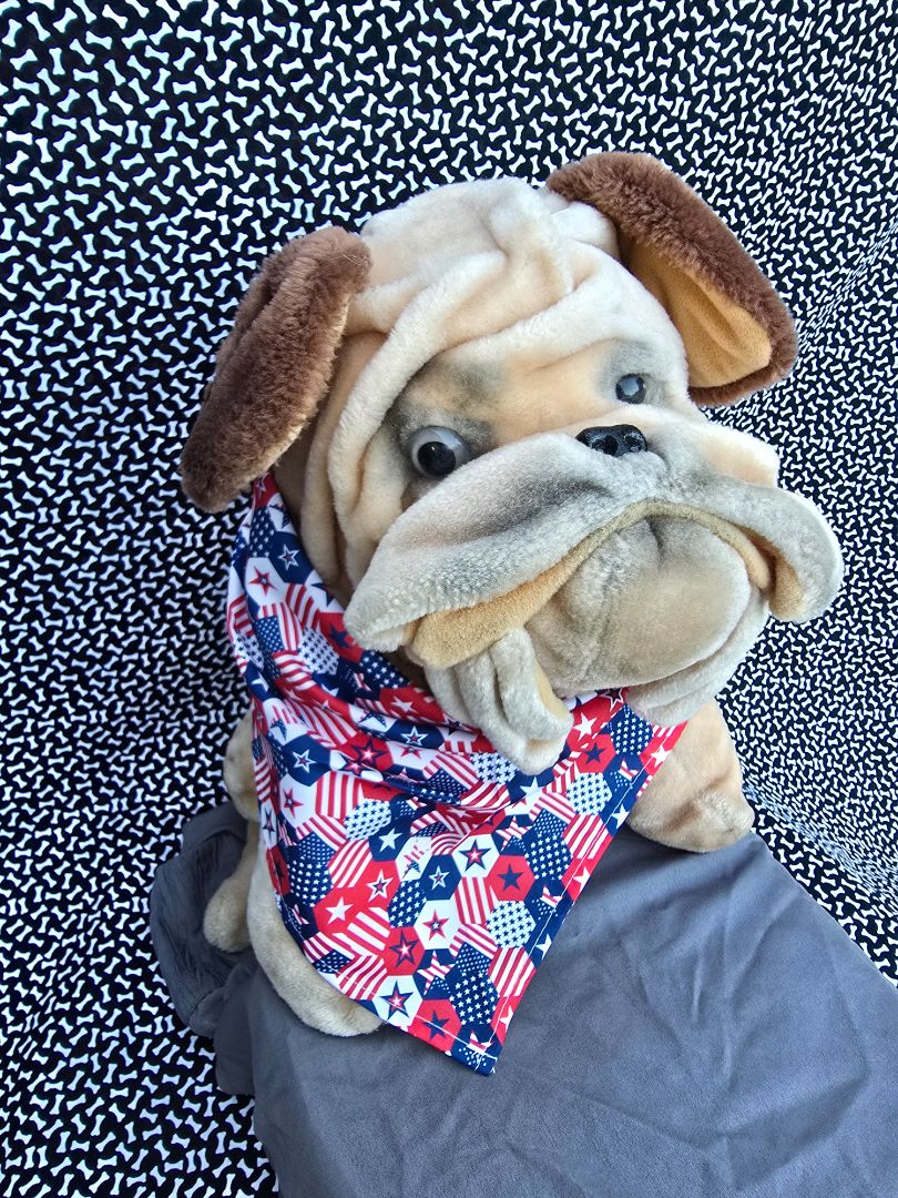 Red/White/Blue Flag Bandana, One Size