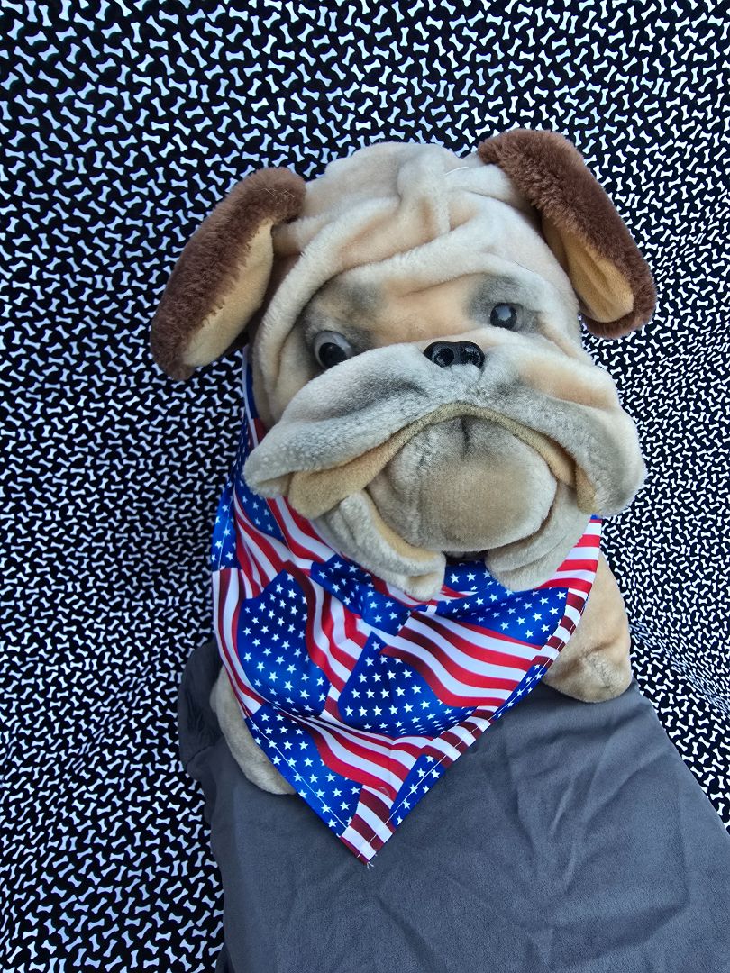 Red/White/Blue Flag Bandana, One Size