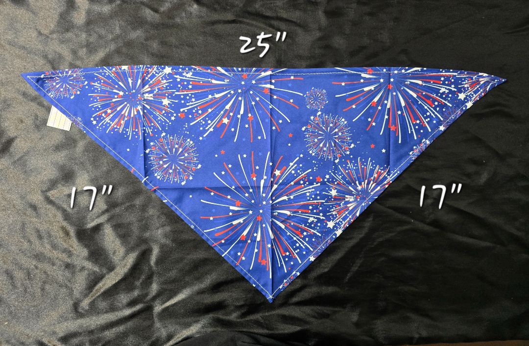 Red/White/Blue Flag Bandana, One Size