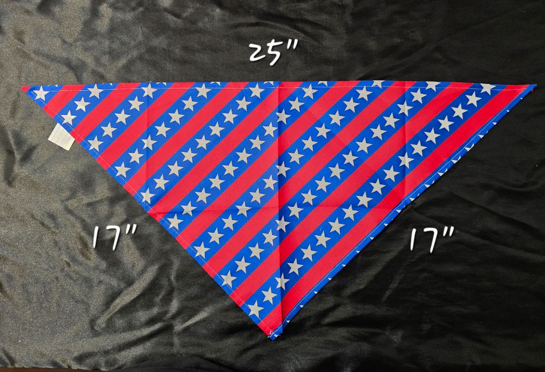 Red/White/Blue Flag Bandana, One Size