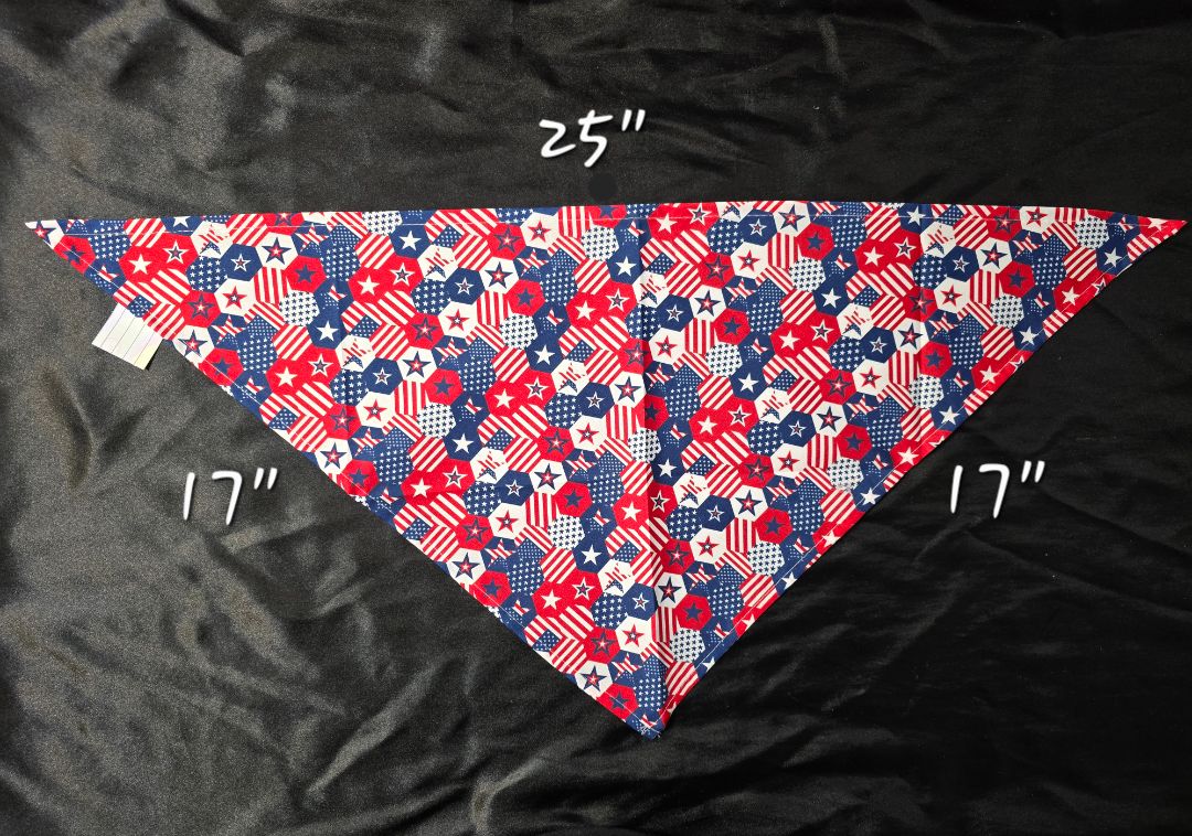 Red/White/Blue Flag Bandana, One Size