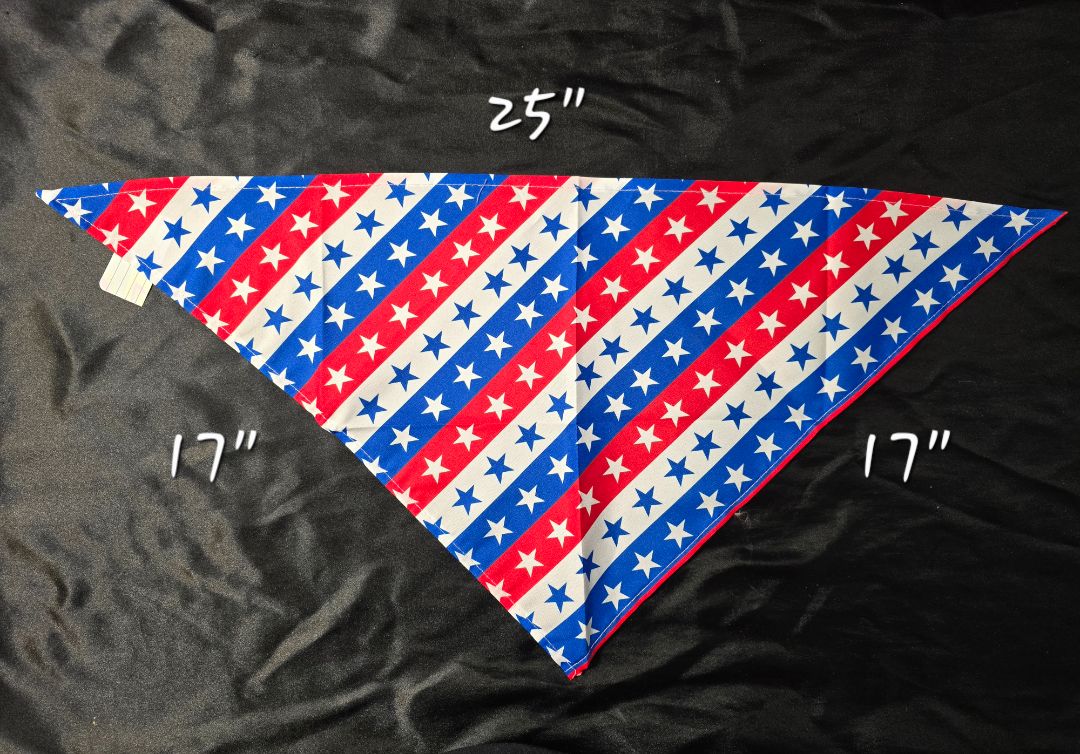 Red/White/Blue Flag Bandana, One Size