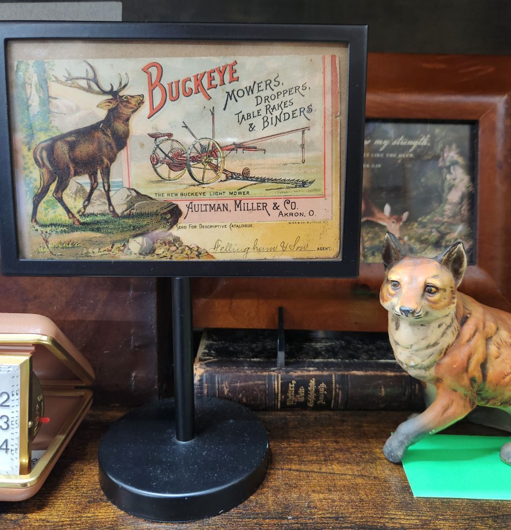 Black Standing Frame Display