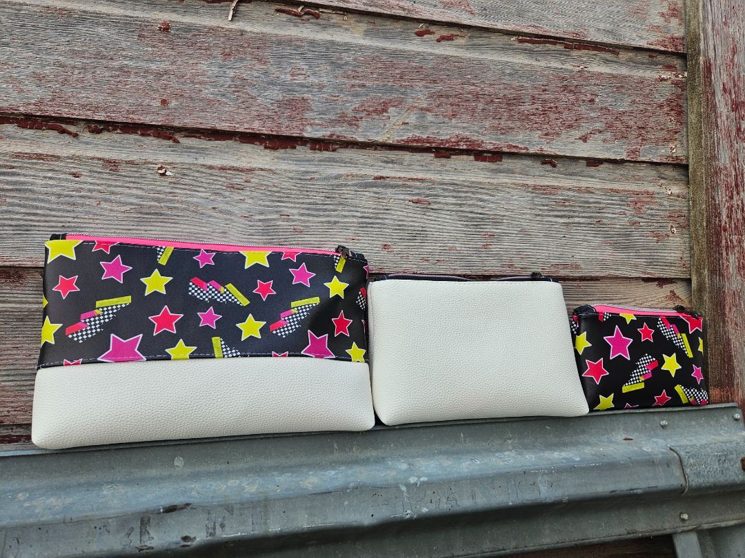 White Lilac Lakes Bags, Med