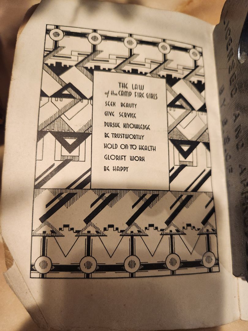 1938 Book of the Camp Fire Girls