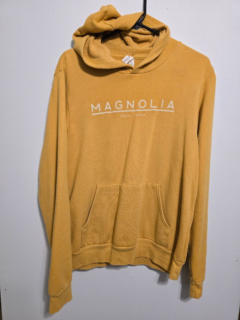 Mustard Yellow Bella + Canvas Hoodie, Medium
