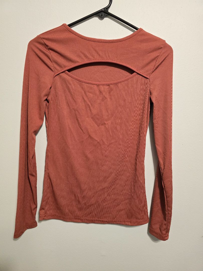 Mauve Long Sleeve Top, Medium