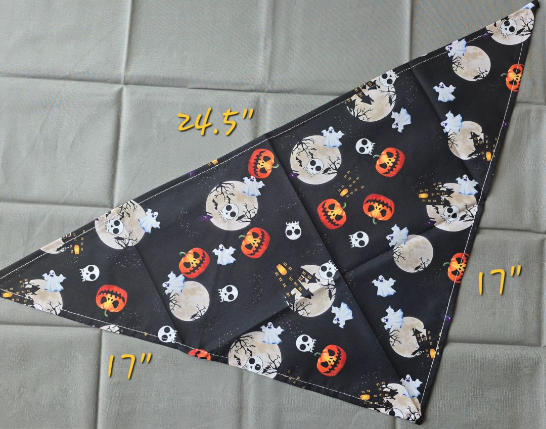 Haunted House Bandana, One Size