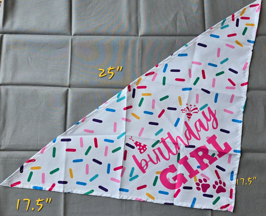 Birthday Girl  Bandana, One Size