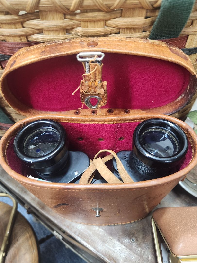 Vintage Binoculars w/Case