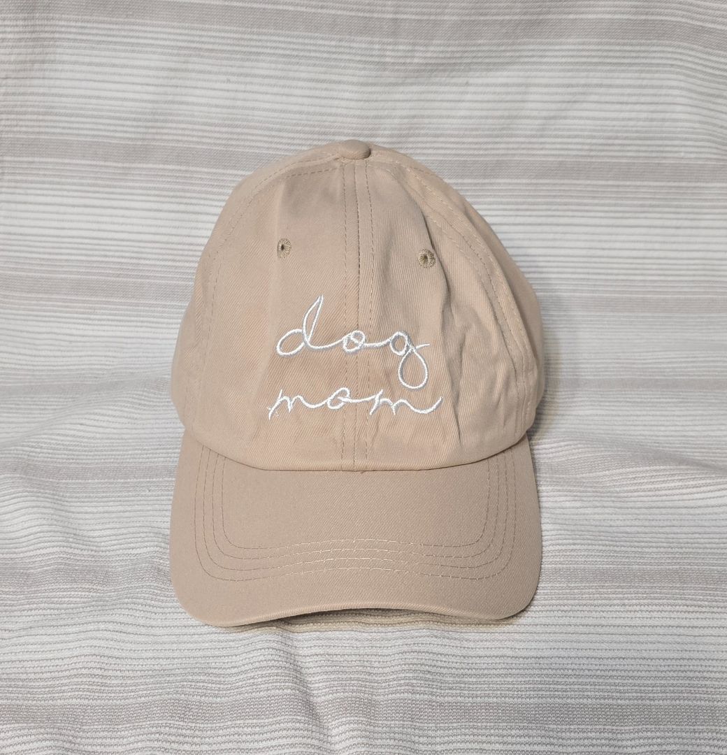 Tan Dog Mom Hat