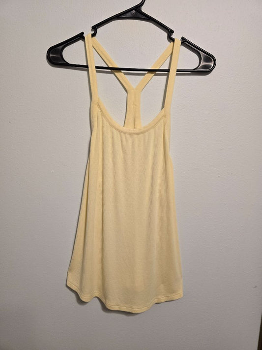 Yellow Zyia Active Racerback Tank Top, Large