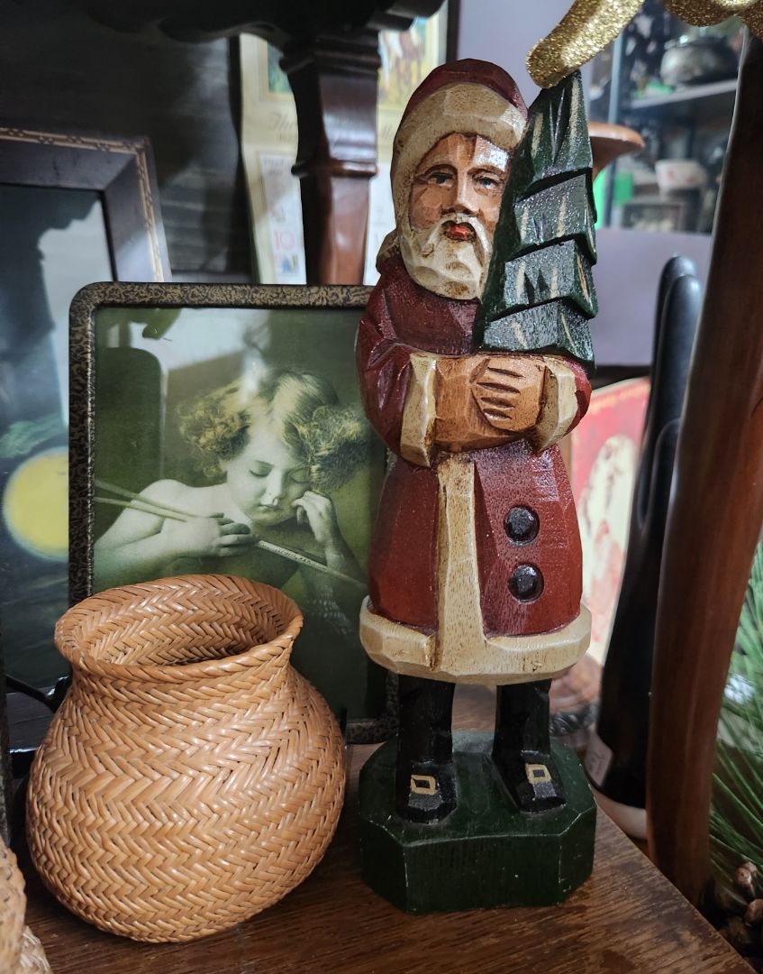 Hand Carved Santa Claus