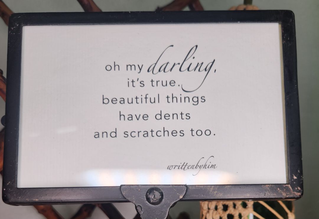 Oh My Darling Sign in Metal Frame