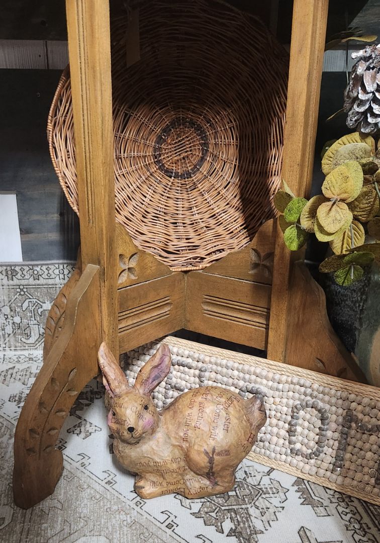 Decoupage Easter Rabbit