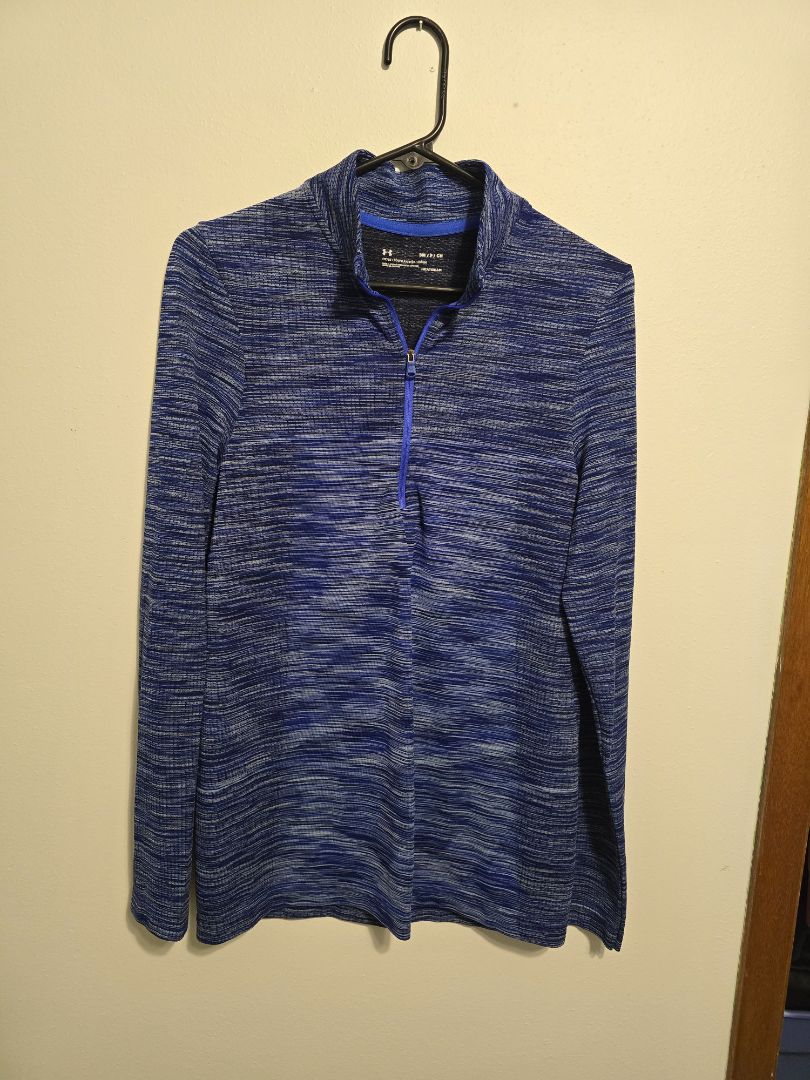 Blue Under Armour Mens Long Sleeve, Small