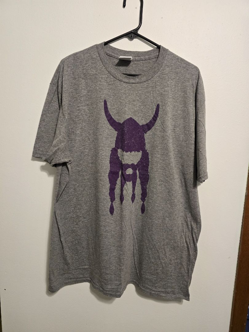 Gray MN Vikings Mens TShirt, XXL