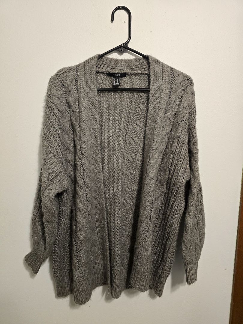 Gray Forever 21 Sweater, Small