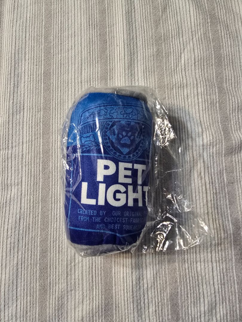 Blue Pet Light Squeak Toy