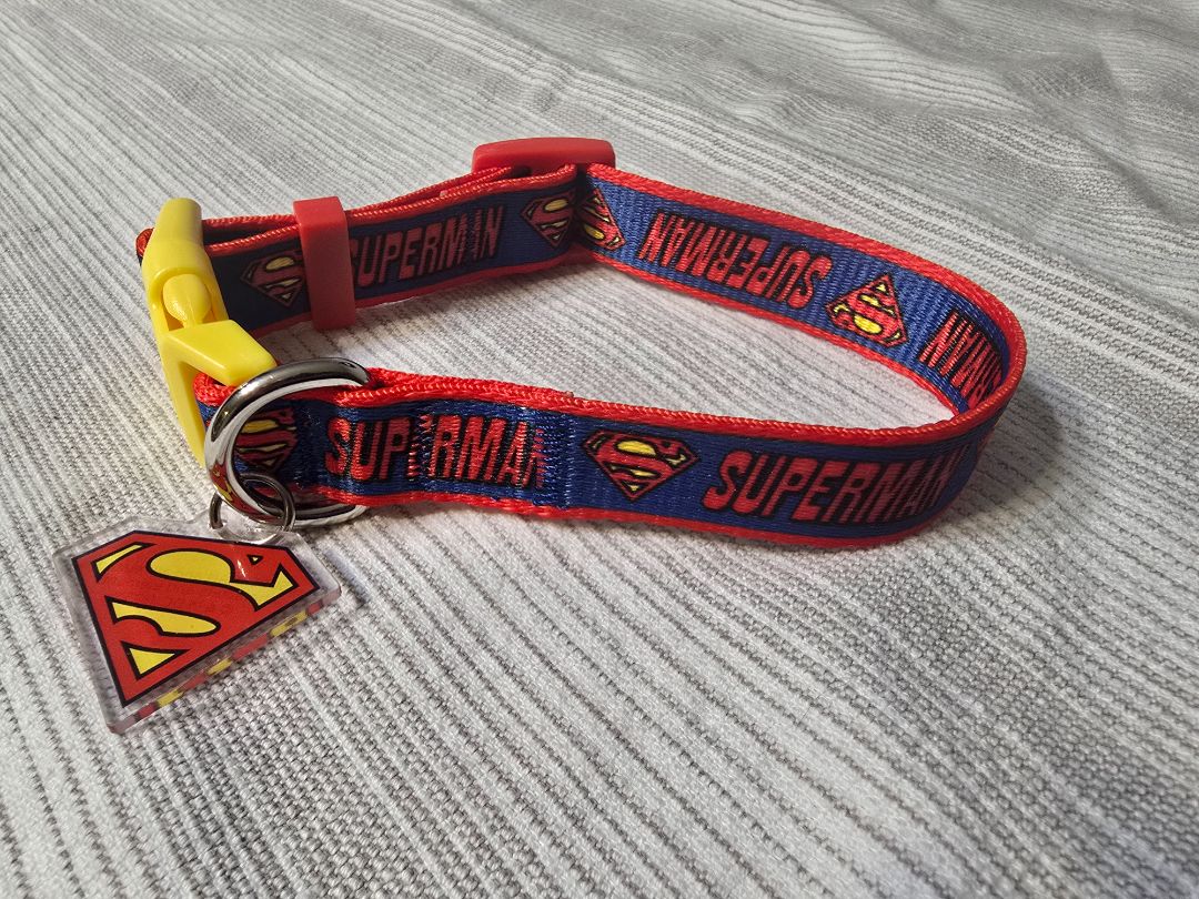 Blue Superman Collar, Small