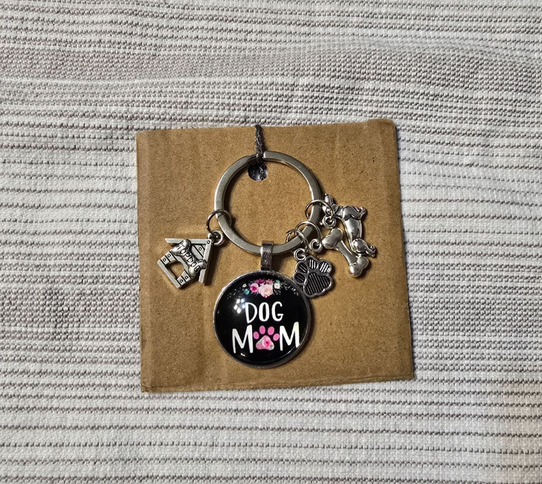 Dog Mom Keychain