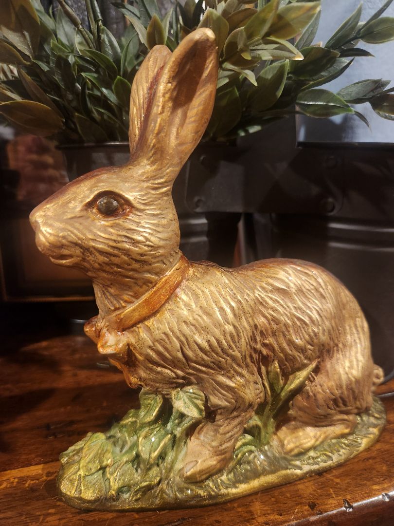 Vintage Looking Gold Rabbit
