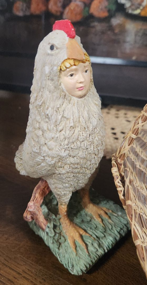 Vintage Bethany Lowe Child in Chicken Costume