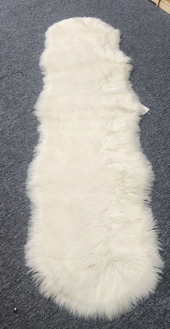 Faux Sheepskin Rug Runner