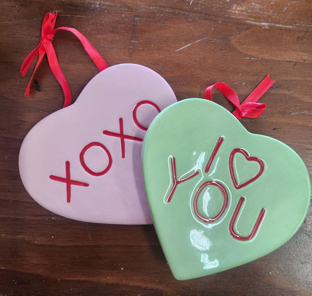 SALE!!!! Ceramic Candy Heart