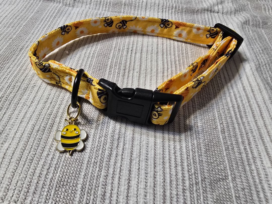 Yellow Bees Collar, Small
