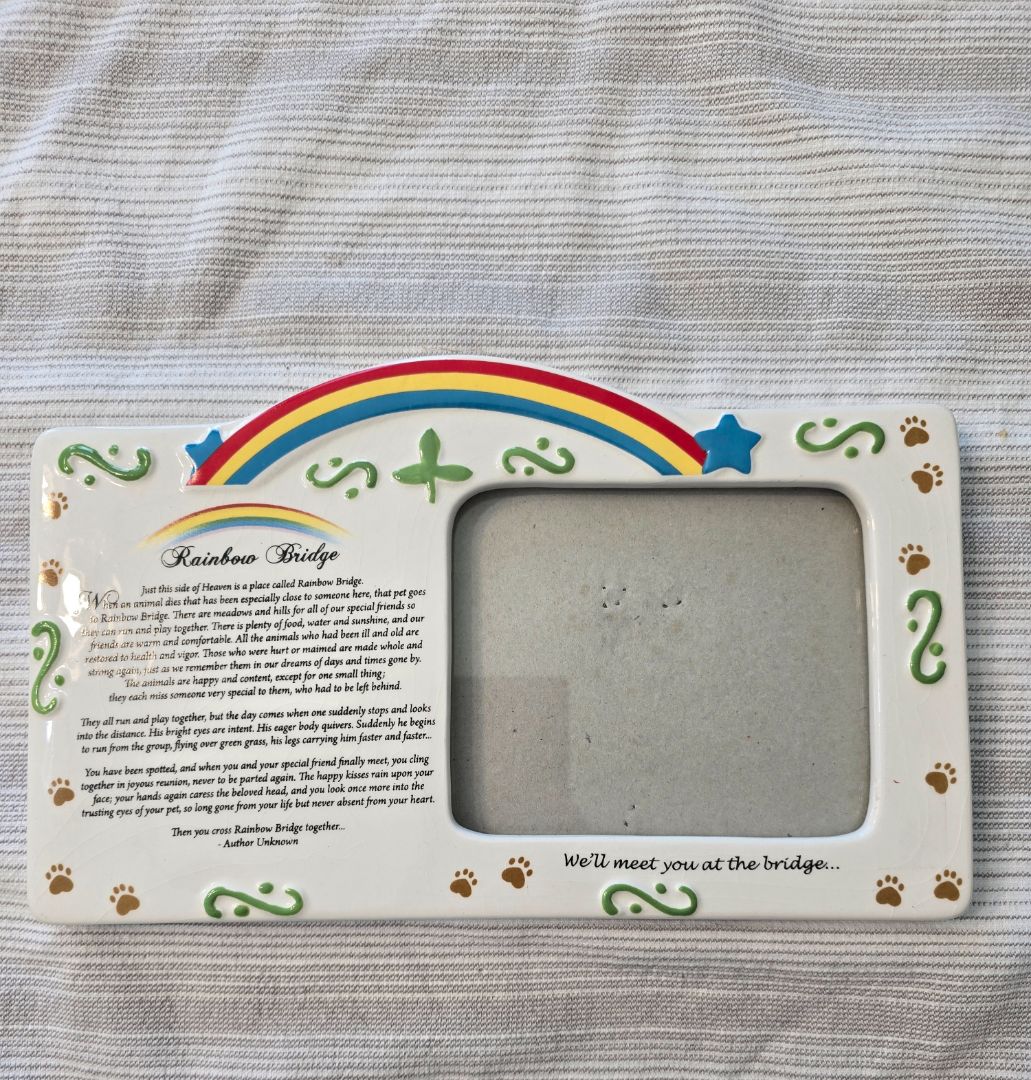 Rainbow Bridge Photo Frame, 10.5" x 6"