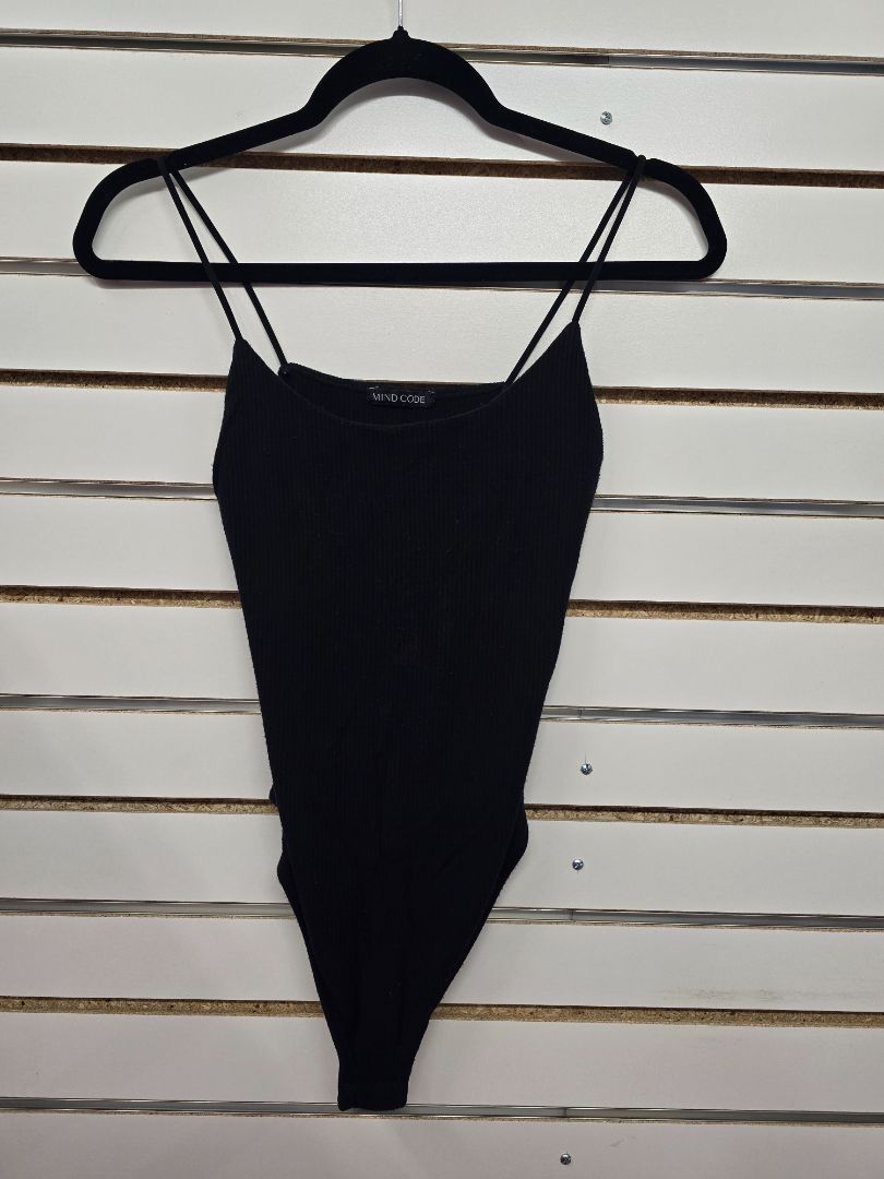 Black Mind Code Body Suit, Small