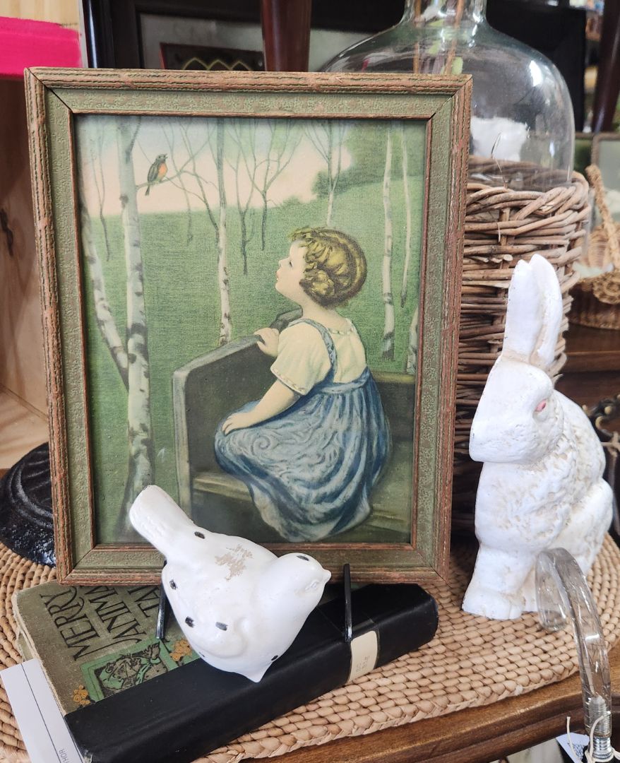 Vintage Framed "Spring Song" Print