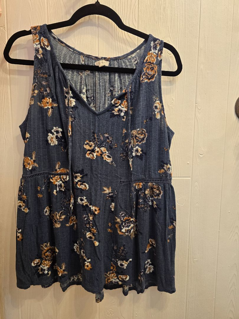Navy Maurices Tank Top, Small