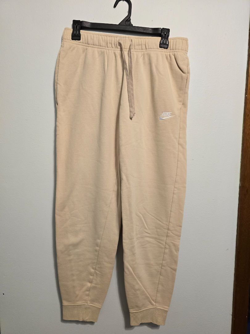 Tan NIKE Joggers, Medium