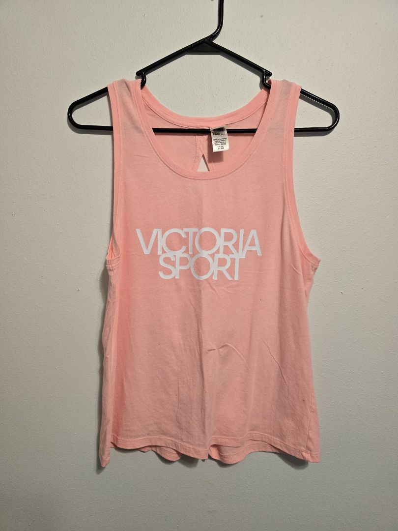 Pink Victoria Sport Tank Top, Small