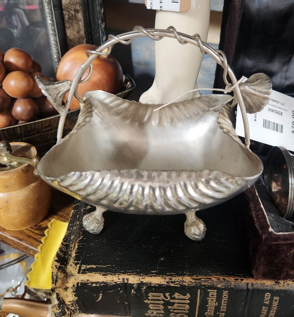 Silver Plated Sugar Bowl Vintage