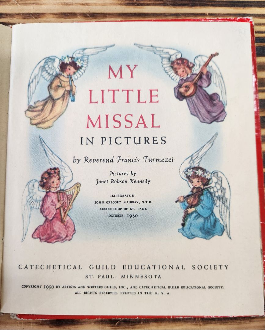 Child's Book - My Little Missal Vintage