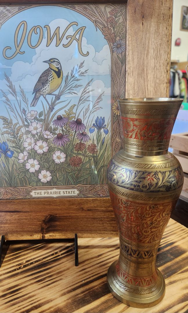 Brass Vase Vintage