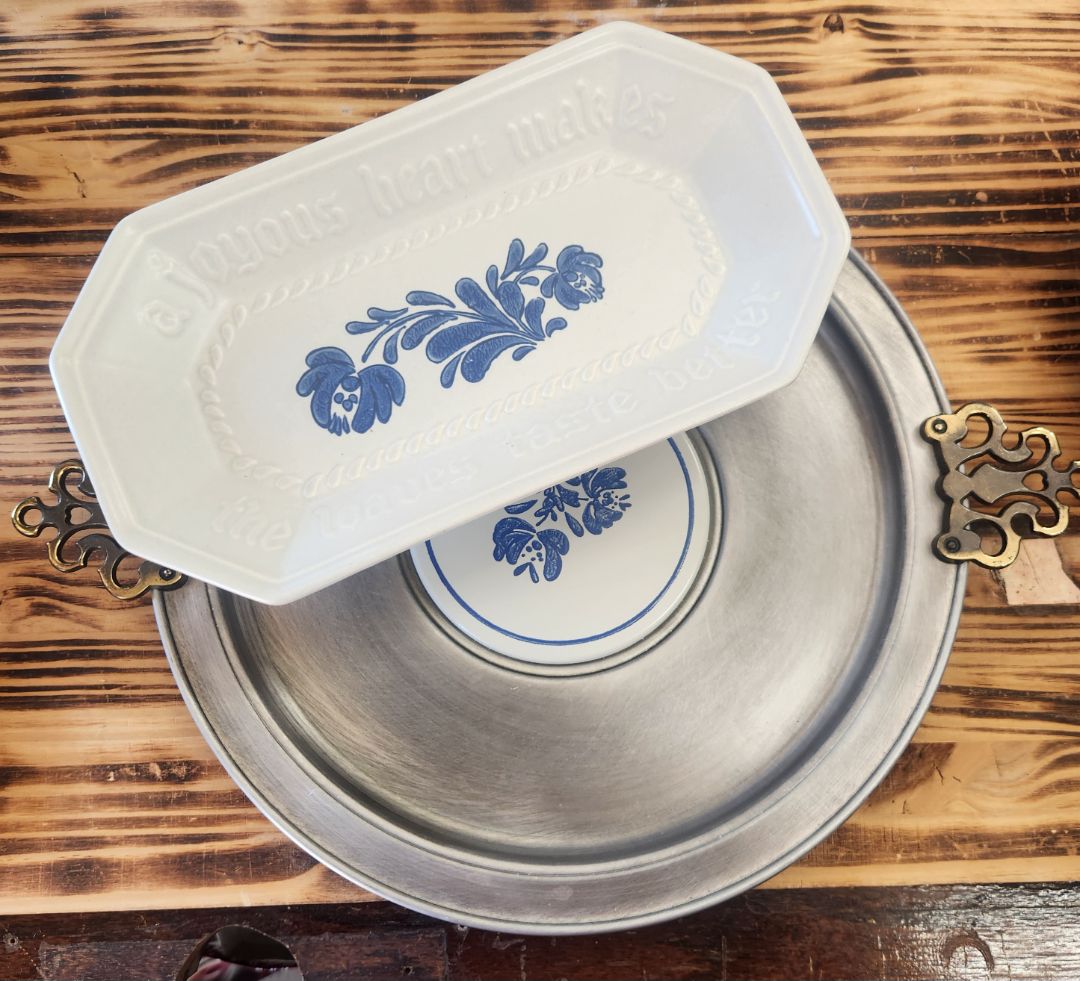 Pfaltzgraff Stoneware Tray Vintage