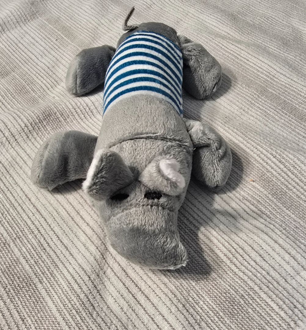 Gray Elephant Squeak Toy