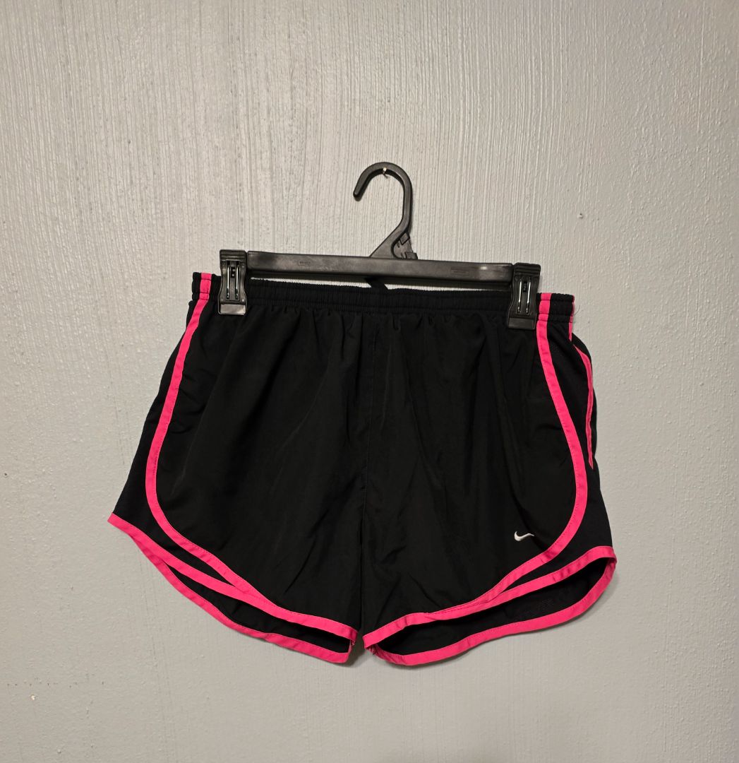 Nike Dri-Fit Athletic Shorts, Large,Black/Pink, Amira’s closet