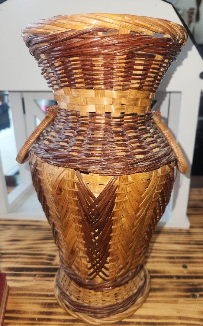 Woven Basket Vase